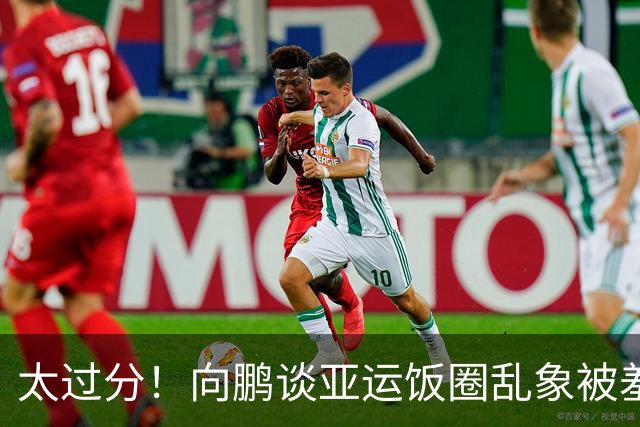 太过分！向鹏谈亚运饭圈乱象被羞辱：你给我们家哥哥提携都不配